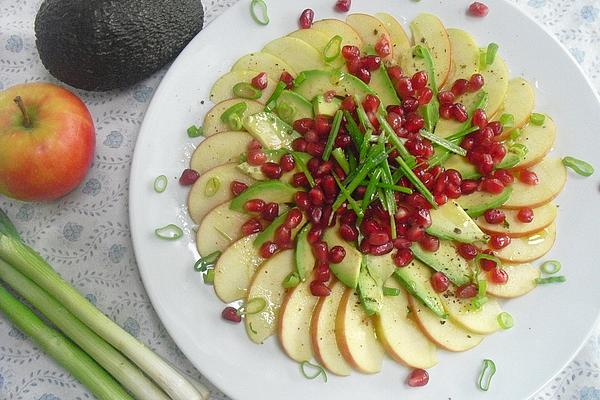 Apple and Avocado Carpaccio