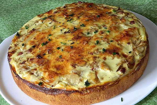 Apple and Onion Quiche