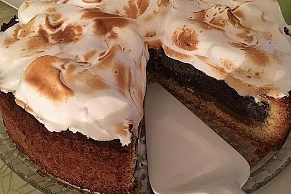 Apple and Poppy Seed Tart with Meringue