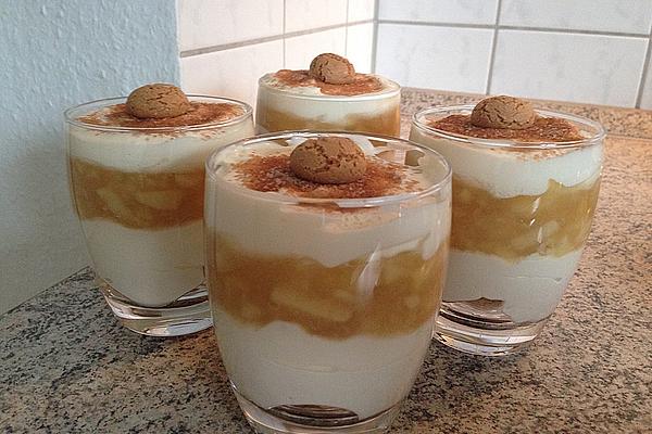 Apple Dessert with Mascarpone Cream