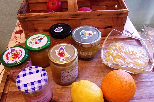 Apple-orange-ginger Jam