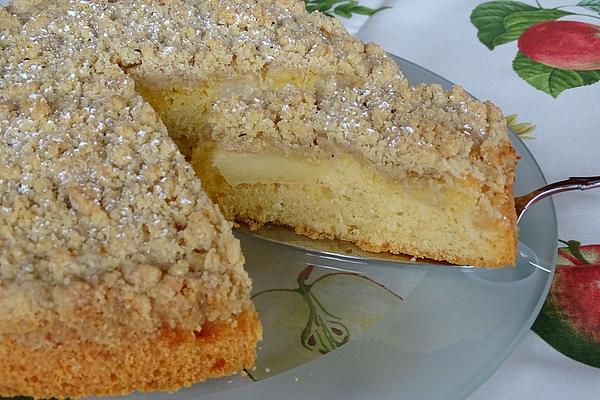 Apple Pie with Butter Crumbles