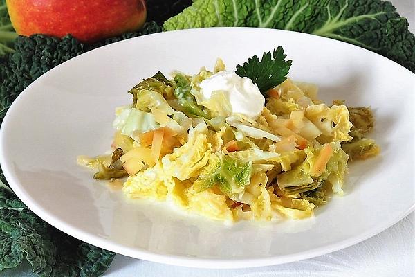 Apple Savoy Cabbage