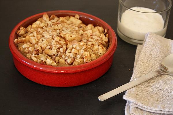 Apple Tart on Speculaas Base