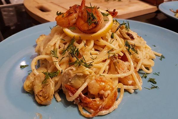 Arti (-shocked) Pasta with Prawns