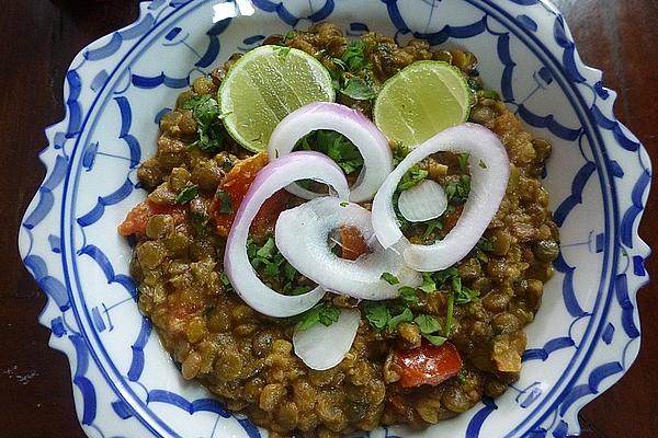 Asian-oriental Lentils with Sesame Paste