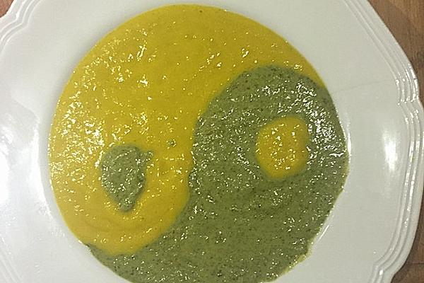 Asian Ying and Yang Soup