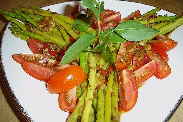 Asparagus Salad, Slightly Exotic