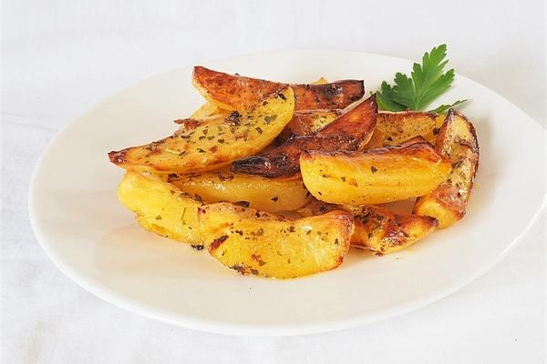 Baked Garlic Potatoes