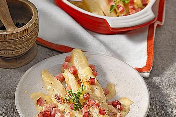 Baked Salsify with Cheese Sauce