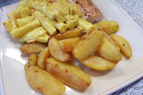 Baking Tray Of French Fries