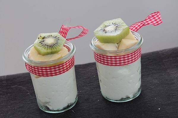 Banana and Kiwi Cream