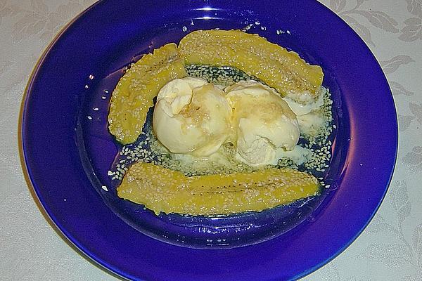Banana Sesame Dessert