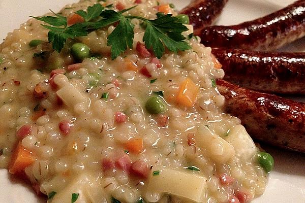 Barley Risotto with Peas