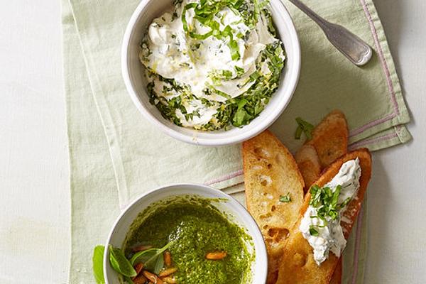 Basil and Sour Cream Dip