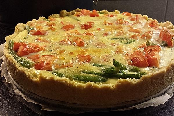 Bean and Tomato Quiche