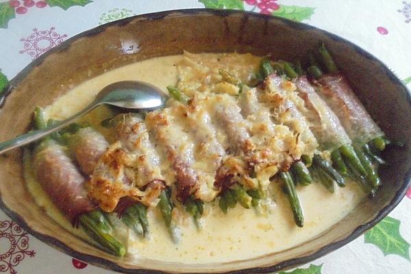 Beans Wrapped in Bacon