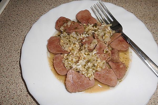 Beef Tongue Vinaigrette