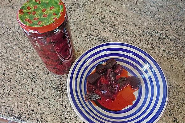 Beetroot in Stock, Sweet and Sour