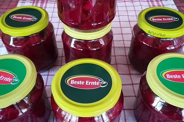 Beetroot Preserved in Oven