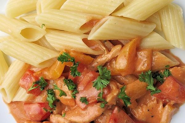 Bell Pepper and Cream Chicken