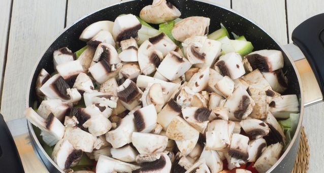 Vegetable Stew with Young Cabbage, Zucchini, Bell Peppers and Mushrooms step 8