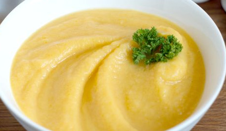 Pumpkin Puree with Cauliflower and Carrots