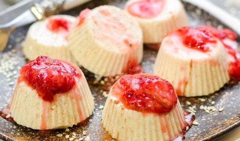 Curd Jelly with Rice