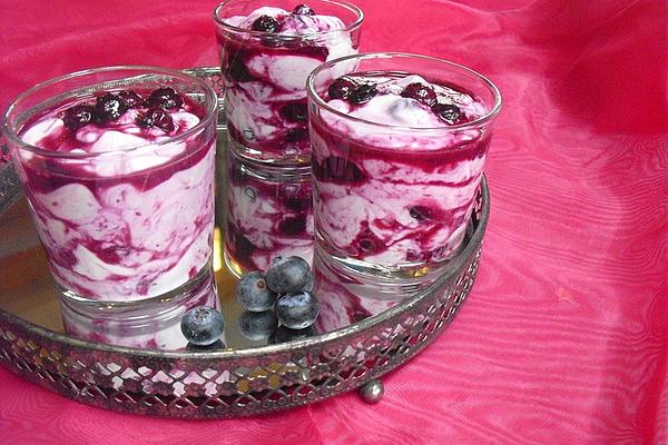 Blueberry – Curd Dish