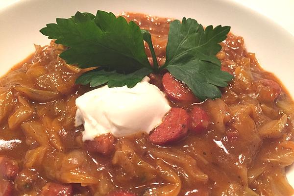 Bohemian Cabbage Soup