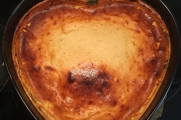 Bottomless Low Carb Cheesecake with Apples