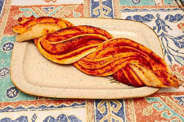 Braided Ajvar Bread
