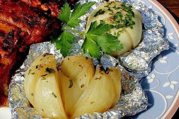 Braised Honeydew Onions from Grill