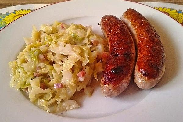 Braised Savoy Cabbage