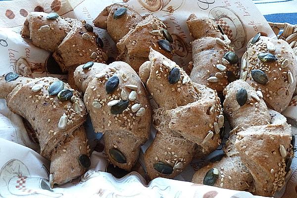 Breakfast Croissant with Seeds