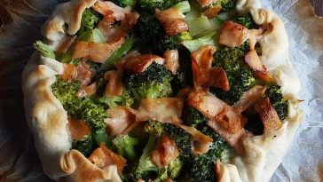 Salmon and Broccoli Quiche