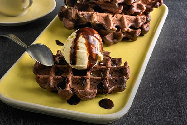 Brownie Chocolate Waffles