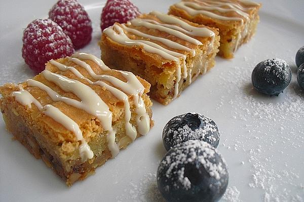 Brownies with Walnuts and White Chocolate