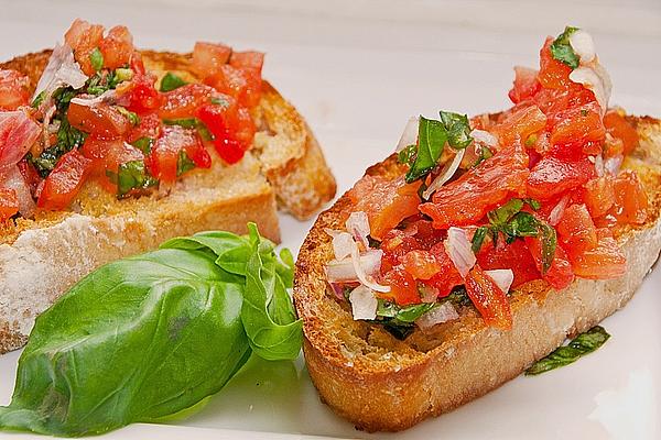 Bruschetta with Tomatoes and Garlic