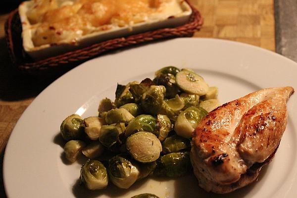 Brussels Sprouts Out Of Oven