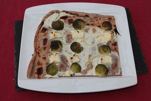 Brussels Sprouts Tarte Flambée À La Gabi