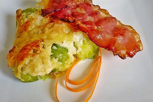 Brussels Sprouts with Crispy Cheese Crust