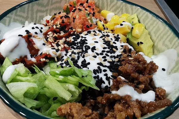 Burrito Bowl with Ground Beef