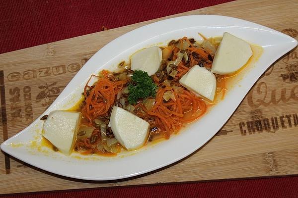 Carrot and Mozzarella Salad
