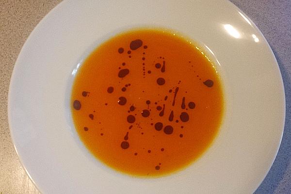 Carrot – Orange – Cream Soup with Ginger