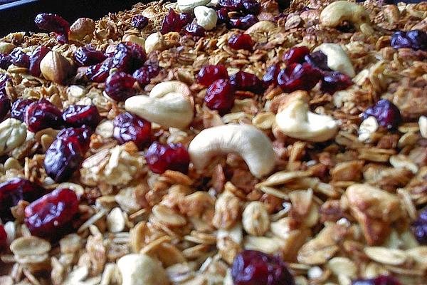 Cashew and Cranberry Muesli