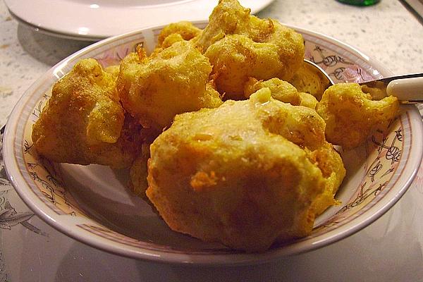 Cauliflower in Beer Batter