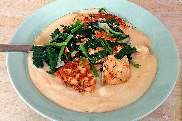 Cauliflower, Red Lentil and Coconut Puree