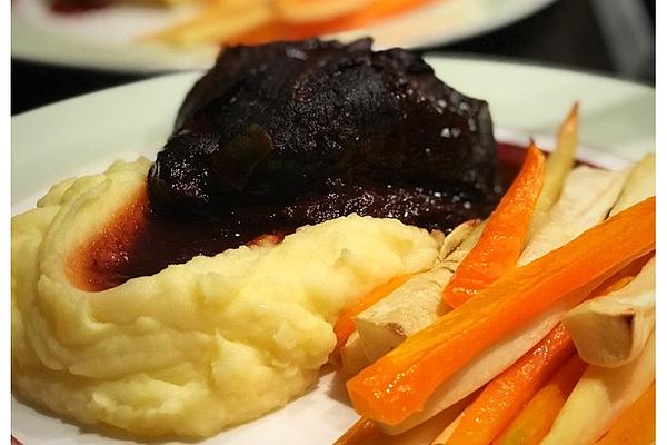Cheeks Braised in Red Wine