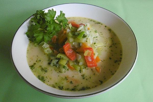 Cheese and Leek Soup Vegetarian